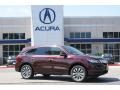 2014 Dark Cherry Pearl Acura MDX Technology  photo #10