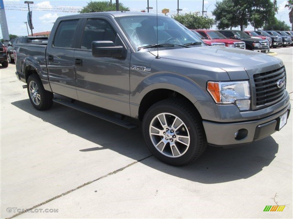 2014 F150 STX SuperCrew - Sterling Grey / Black photo #7