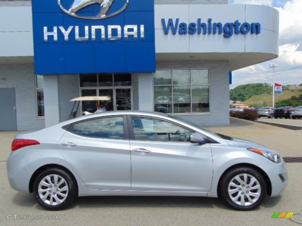 2012 Elantra GLS - Silver / Gray photo #2