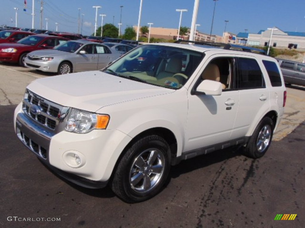 2012 Escape Limited V6 4WD - White Suede / Camel photo #6