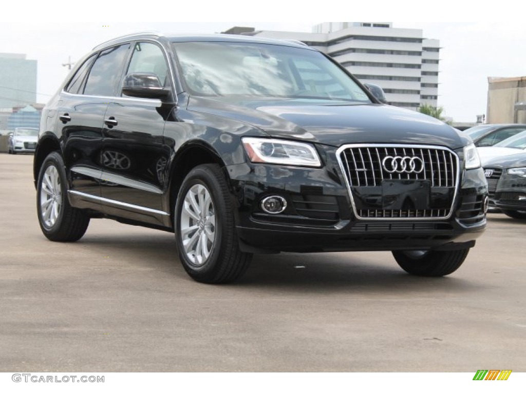 Brilliant Black 2015 Audi Q5 2.0 TFSI Premium quattro Exterior Photo #95066826