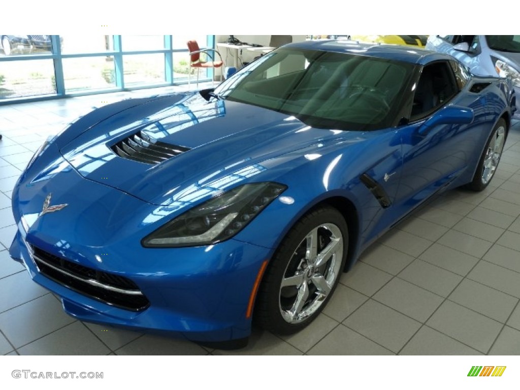 Laguna Blue Tintcoat 2014 Chevrolet Corvette Stingray Coupe Exterior Photo #95067147