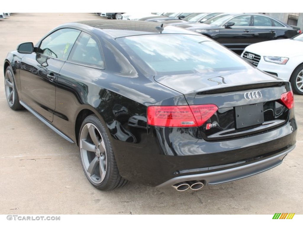 Mythos Black Metallic 2015 Audi S5 3.0T Premium Plus quattro Coupe Exterior Photo #95067813
