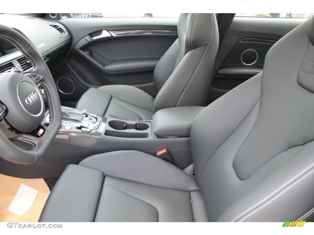 Black Interior 2015 Audi S5 3.0T Premium Plus quattro Coupe Photo #95067858