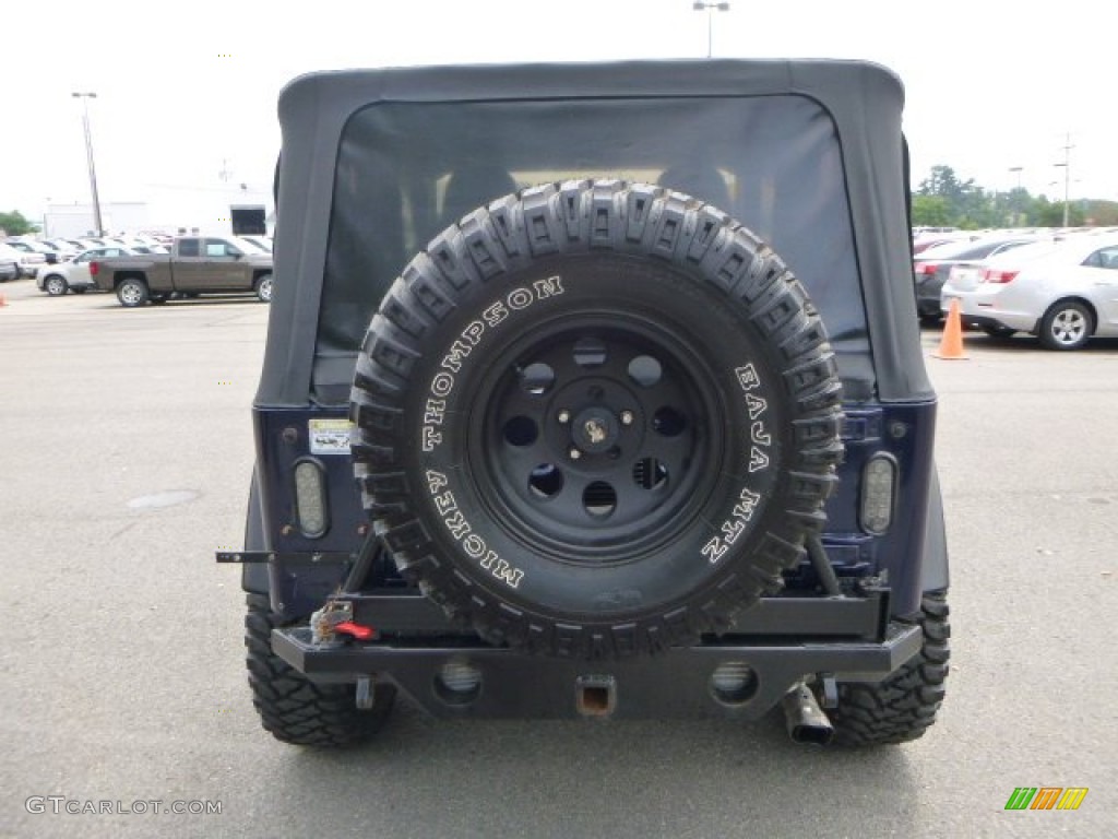 2003 Wrangler X 4x4 - Intense Blue Pearl / Dark Slate Gray photo #3
