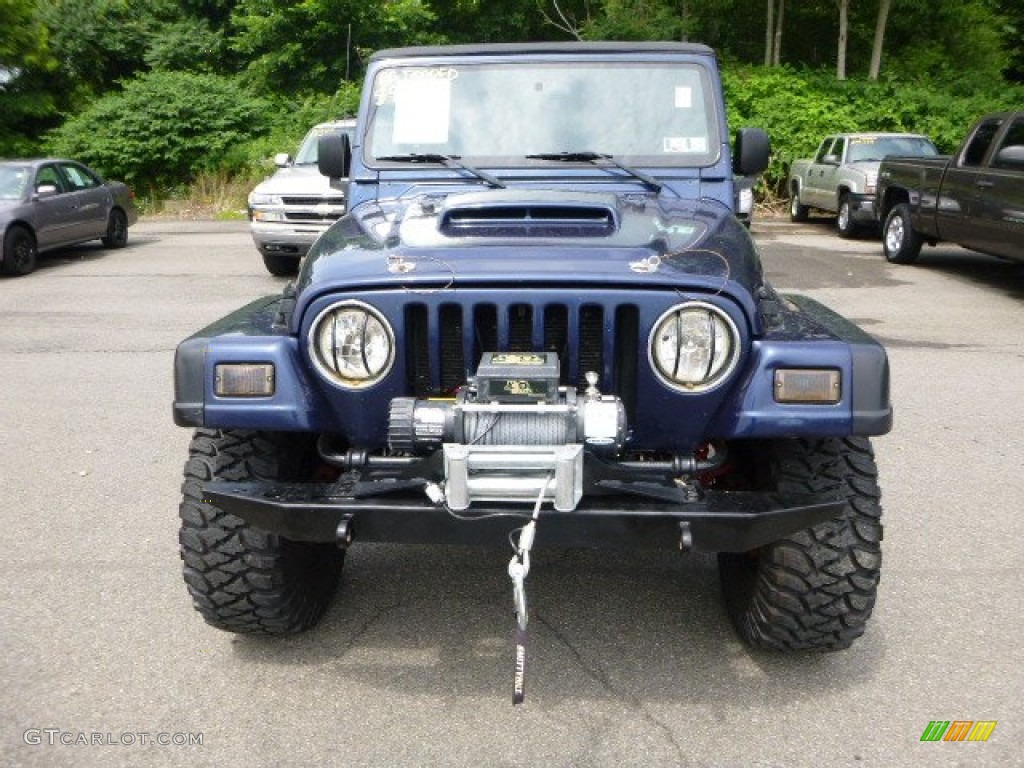 2003 Wrangler X 4x4 - Intense Blue Pearl / Dark Slate Gray photo #6