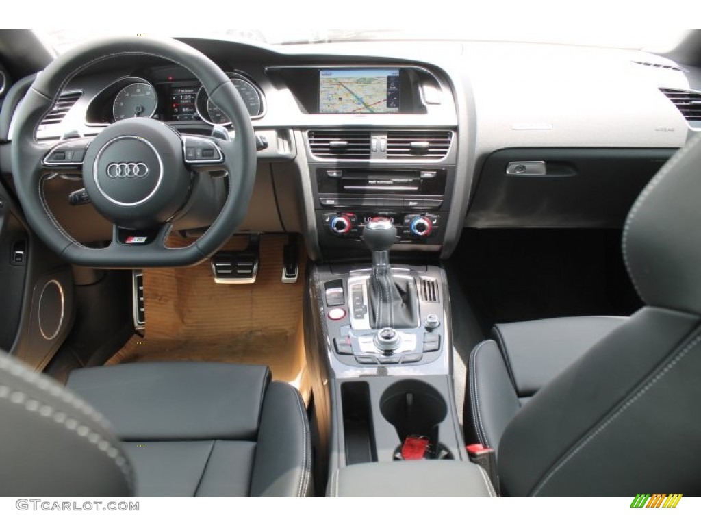 2015 Audi S5 3.0T Premium Plus quattro Coupe Black Dashboard Photo #95068080