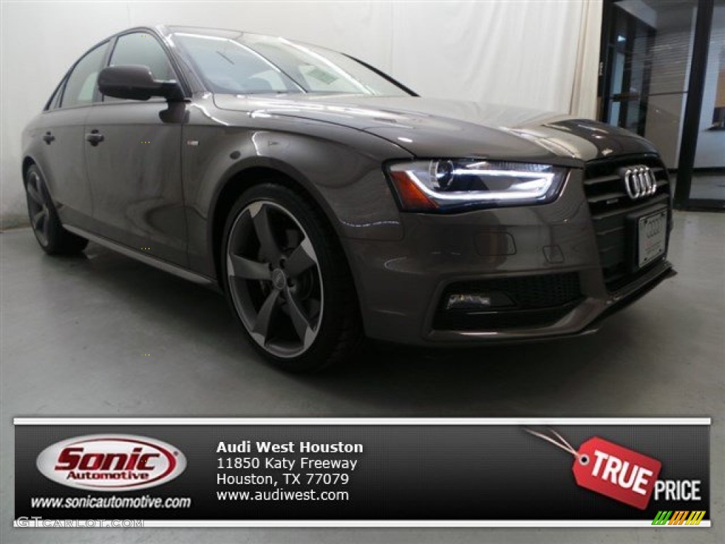 2014 A4 2.0T quattro Sedan - Dakota Grey Metallic / Chestnut Brown/Black photo #1