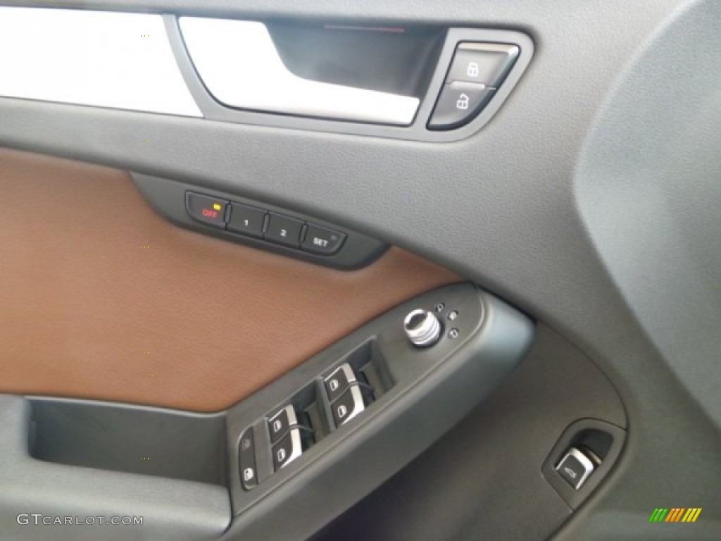2014 A4 2.0T quattro Sedan - Dakota Grey Metallic / Chestnut Brown/Black photo #13