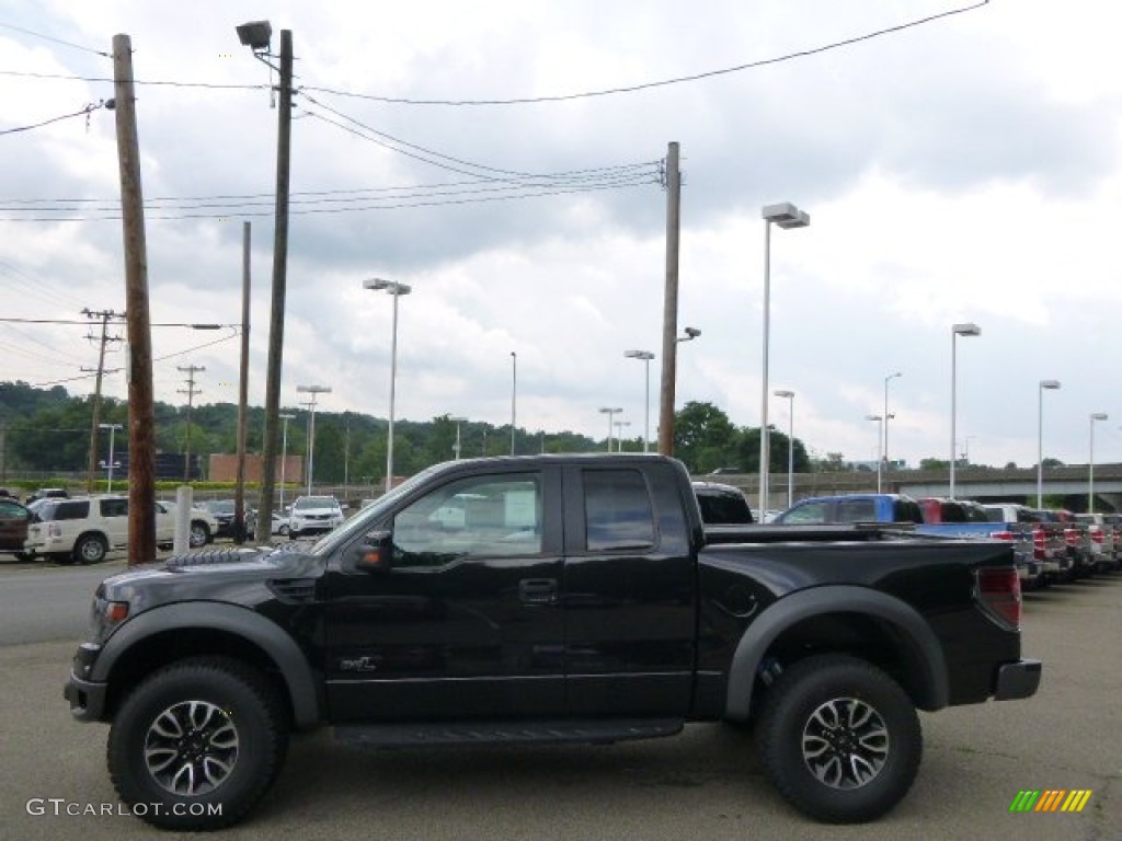 Tuxedo Black 2014 Ford F150 SVT Raptor SuperCab 4x4 Exterior Photo #95068647
