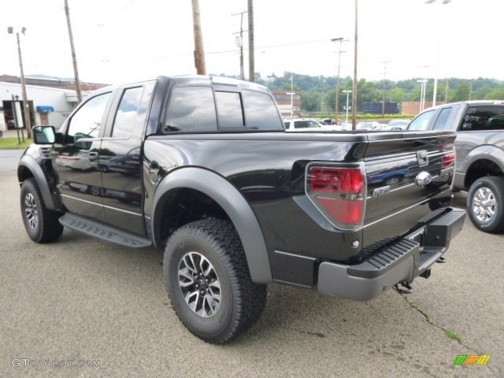 2014 F150 SVT Raptor SuperCab 4x4 - Tuxedo Black / Raptor Black photo #6