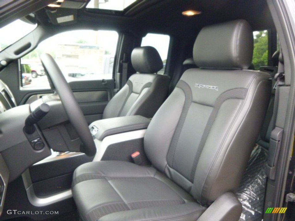 2014 Ford F150 SVT Raptor SuperCab 4x4 Front Seat Photo #95068737