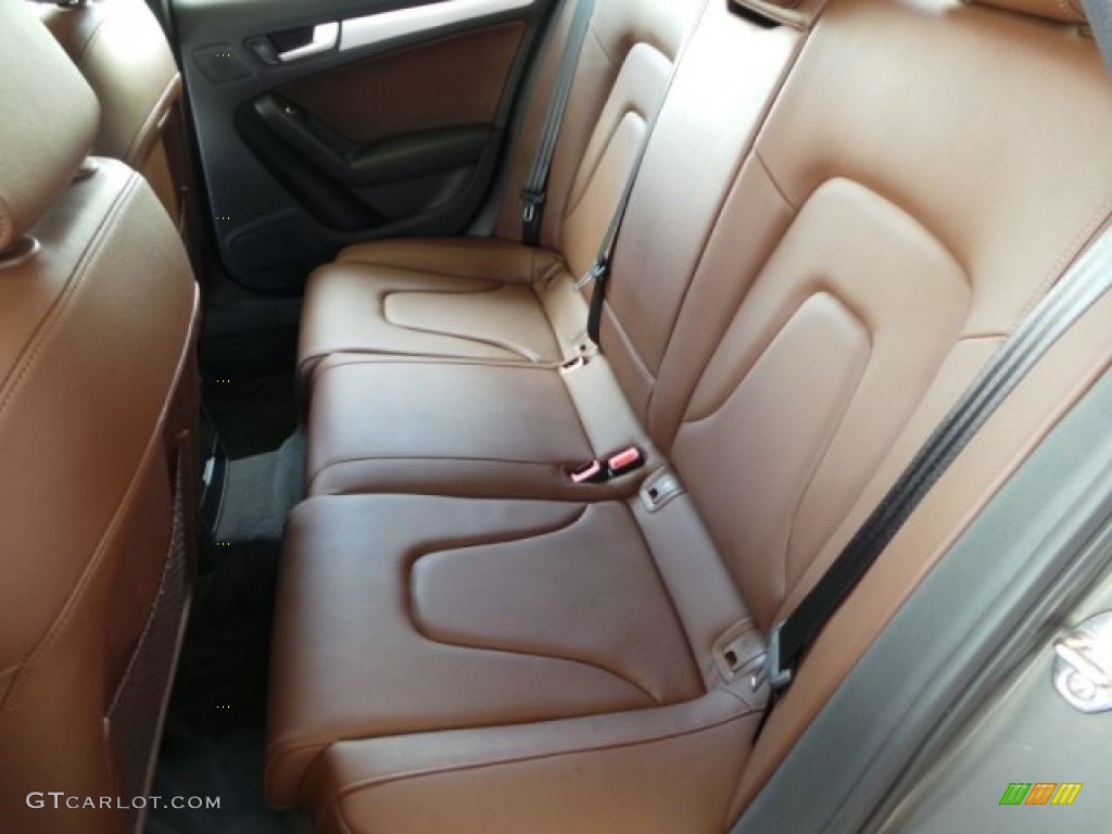 2014 A4 2.0T quattro Sedan - Dakota Grey Metallic / Chestnut Brown/Black photo #30