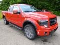 2014 Race Red Ford F150 FX4 SuperCab 4x4  photo #2