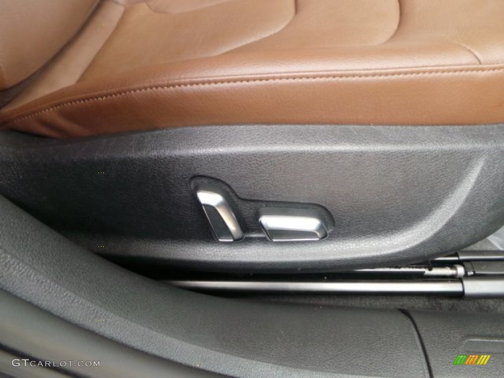 2014 A4 2.0T quattro Sedan - Dakota Grey Metallic / Chestnut Brown/Black photo #38
