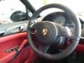 Black/Carrera Red Steering Wheel Photo for 2014 Porsche Cayenne #95070388