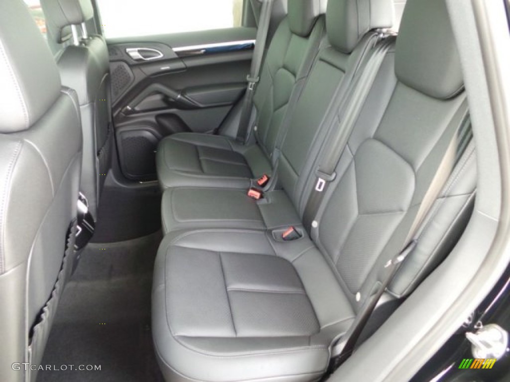 Black Interior 2014 Porsche Cayenne S Hybrid Photo #95070918