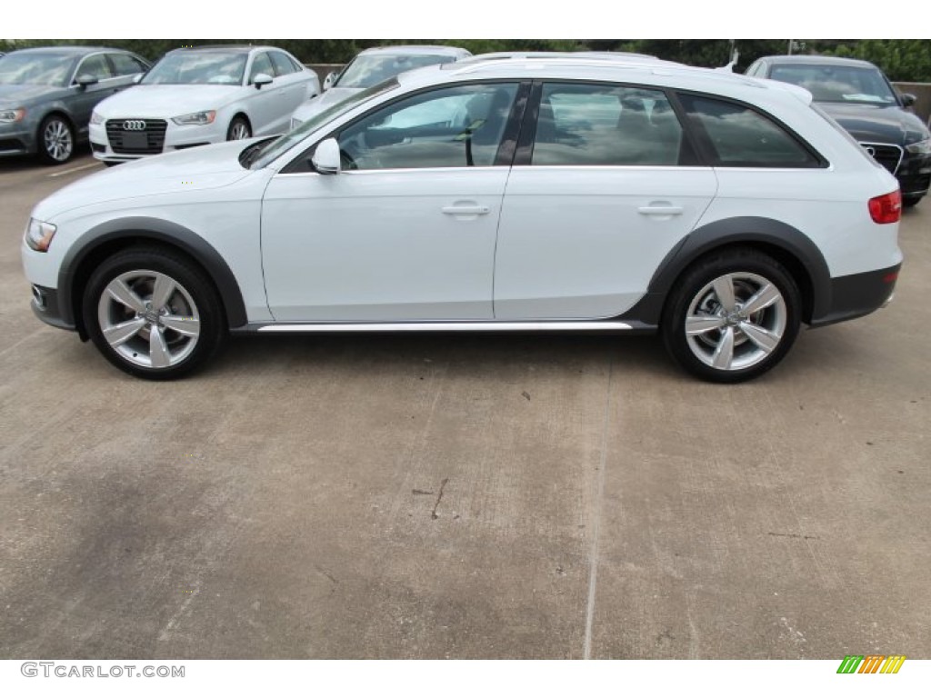 2014 allroad Premium plus quattro - Glacier White Metallic / Chestnut Brown photo #5