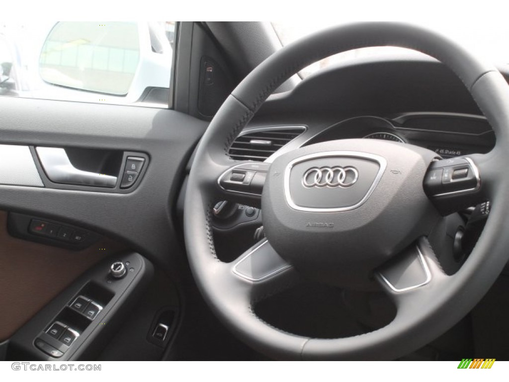 2014 allroad Premium plus quattro - Glacier White Metallic / Chestnut Brown photo #26