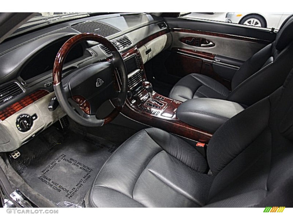 Black Interior 2009 Maybach 57 Standard 57 Model Photo #95073210