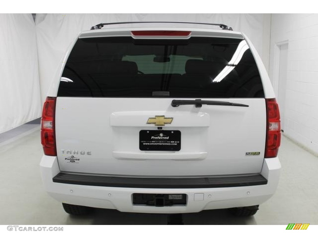 2009 Tahoe LT 4x4 - Summit White / Light Titanium photo #9