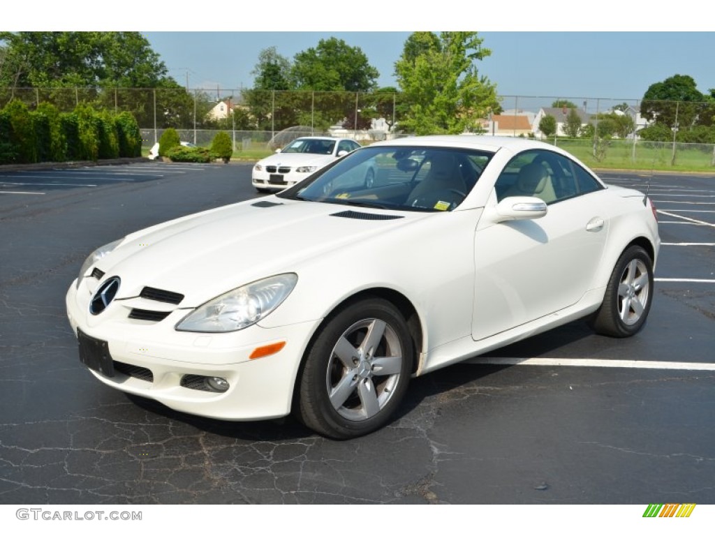 2007 SLK 280 Roadster - Arctic White / designo Sand photo #19