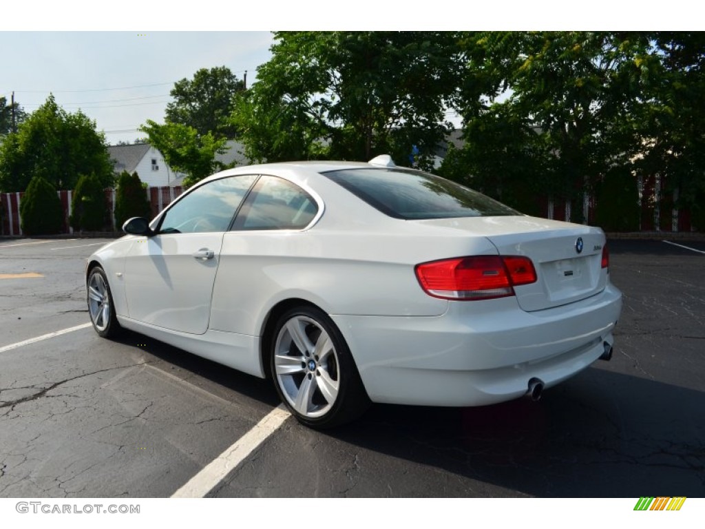 2007 3 Series 335i Coupe - Alpine White / Coral Red/Black photo #5