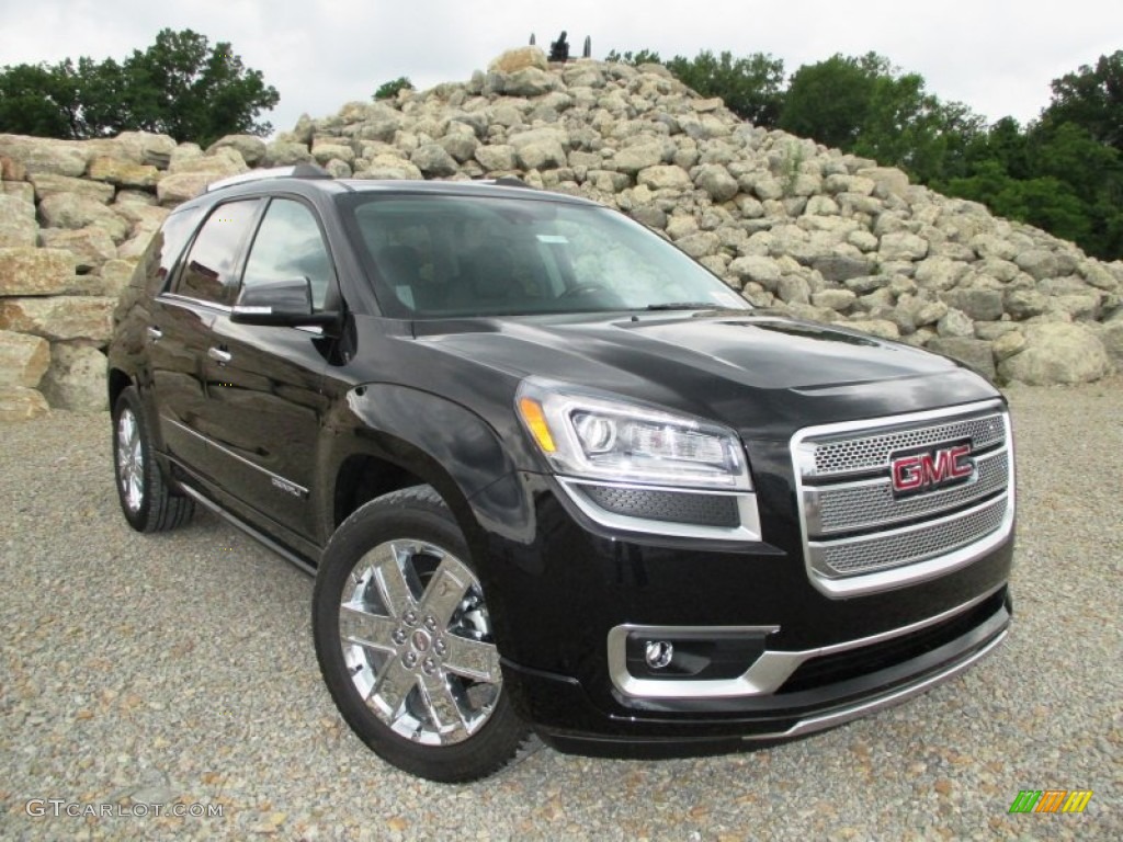 2015 Acadia Denali AWD - Carbon Black Metallic / Ebony photo #1