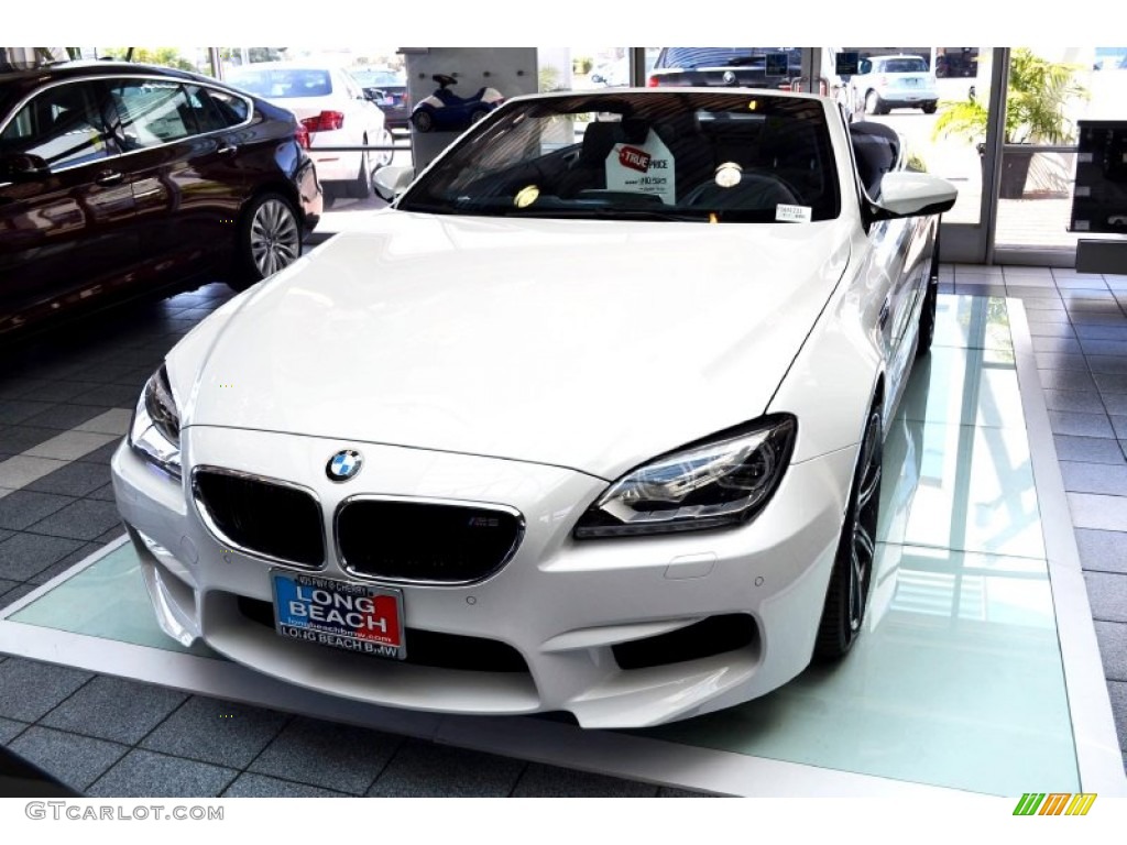 2015 M6 Convertible - Alpine White / Black photo #4