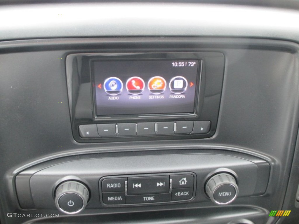 2015 GMC Sierra 3500HD Work Truck Regular Cab 4x4 Dual Rear Wheel Chassis Controls Photo #95077533