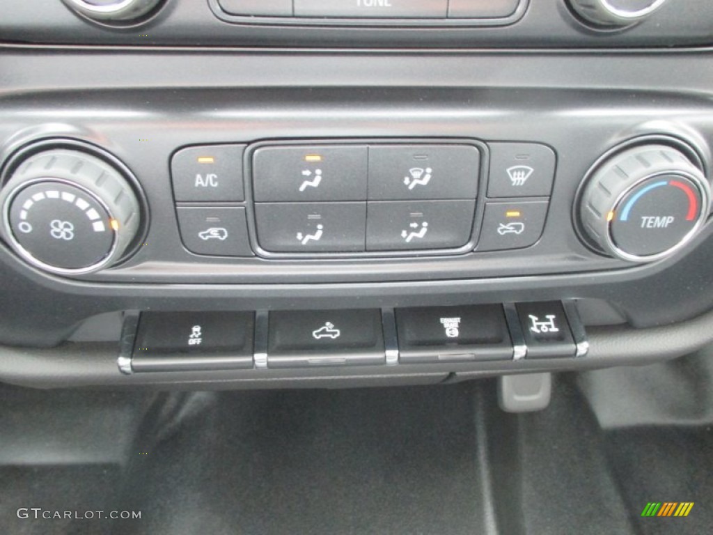 2015 GMC Sierra 3500HD Work Truck Regular Cab 4x4 Dual Rear Wheel Chassis Controls Photo #95077539