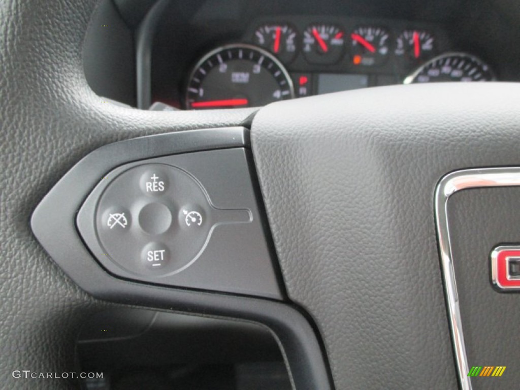 2015 GMC Sierra 3500HD Work Truck Regular Cab 4x4 Dual Rear Wheel Chassis Controls Photo #95077548