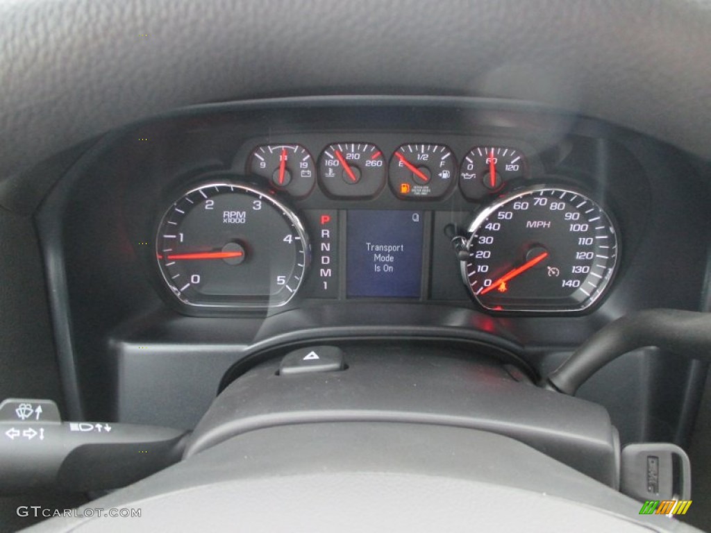 2015 GMC Sierra 3500HD Work Truck Regular Cab 4x4 Dual Rear Wheel Chassis Gauges Photo #95077554