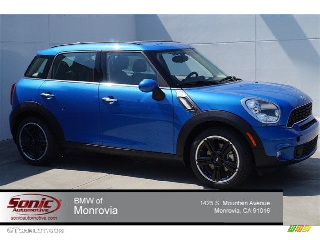 2014 Cooper S Countryman - True Blue Metallic / Carbon Black photo #1