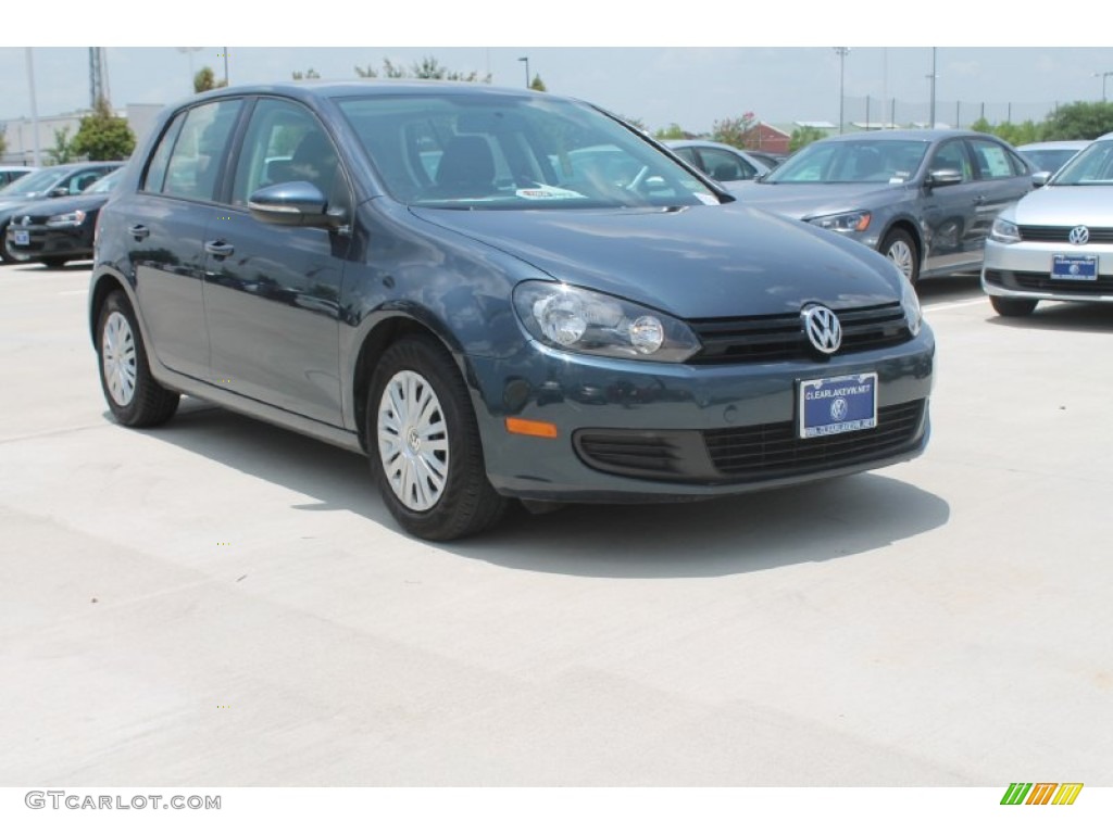 2013 Golf 4 Door - Blue Graphite Metallic / Titan Black photo #1