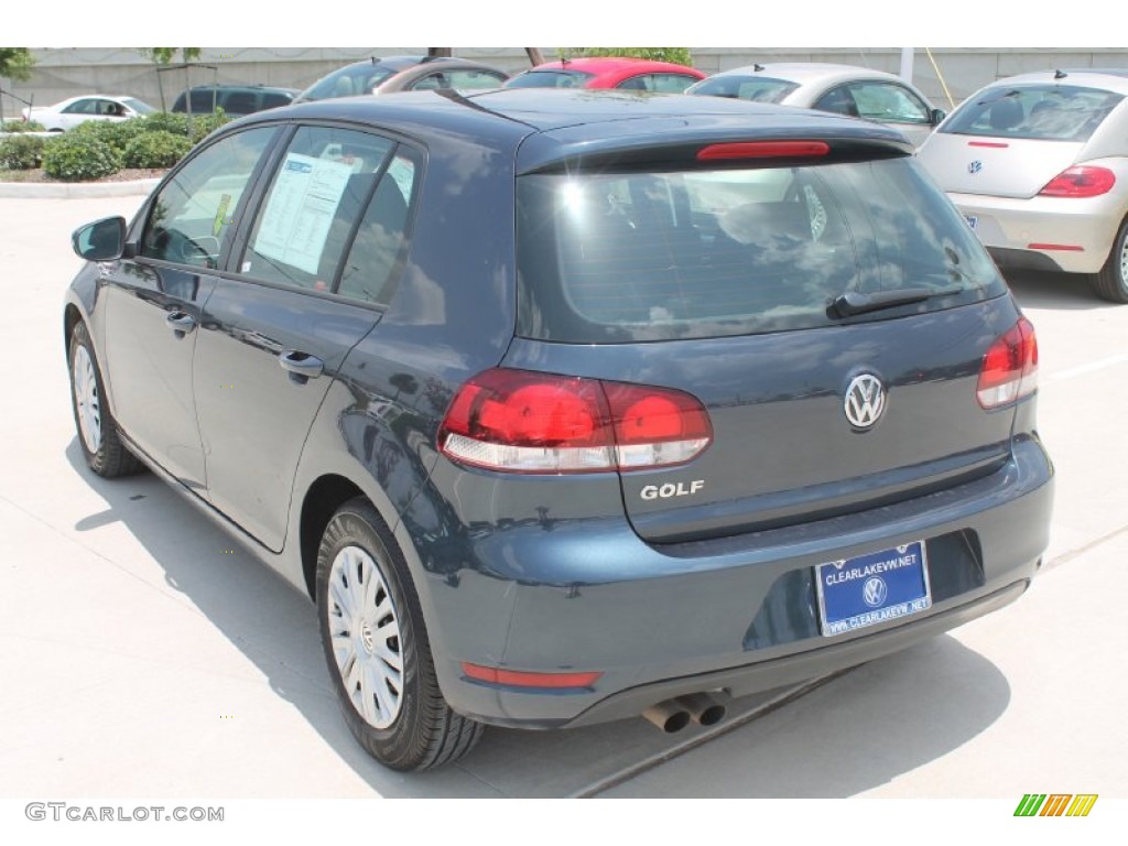 2013 Golf 4 Door - Blue Graphite Metallic / Titan Black photo #7