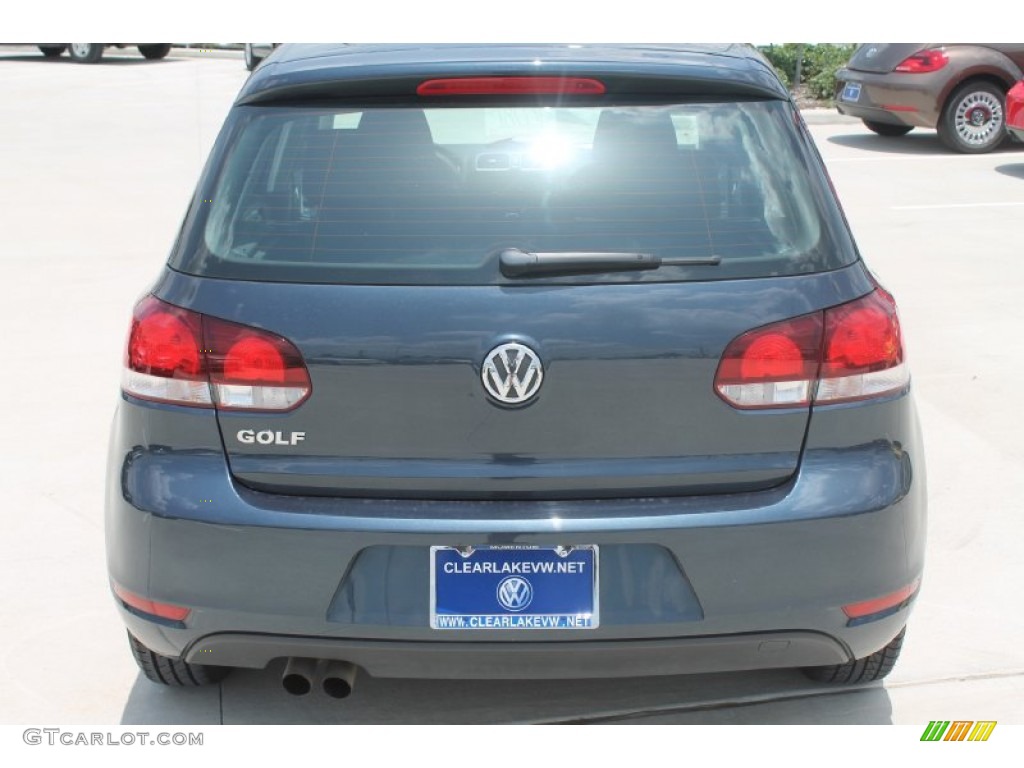 2013 Golf 4 Door - Blue Graphite Metallic / Titan Black photo #8