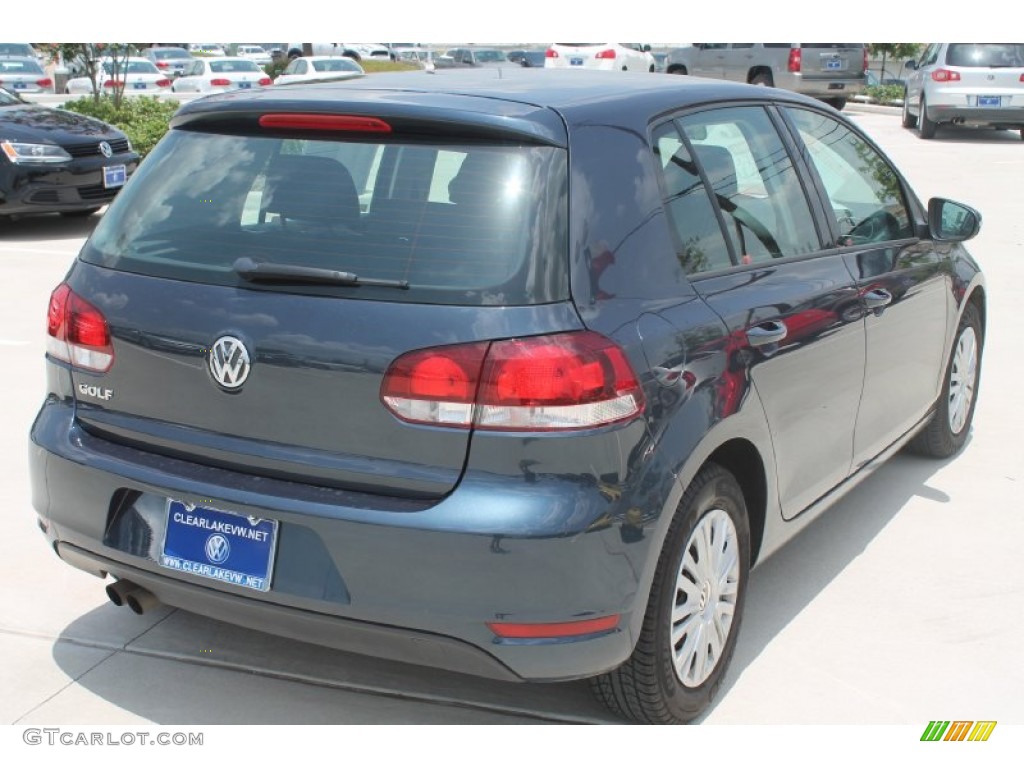 2013 Golf 4 Door - Blue Graphite Metallic / Titan Black photo #9