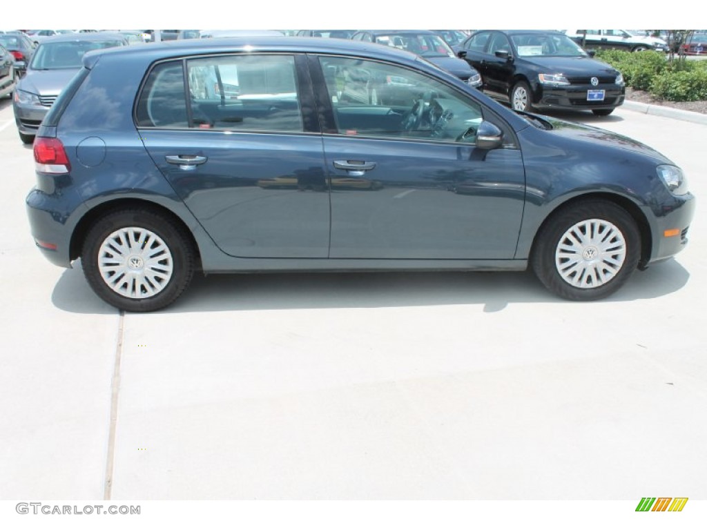 2013 Golf 4 Door - Blue Graphite Metallic / Titan Black photo #10