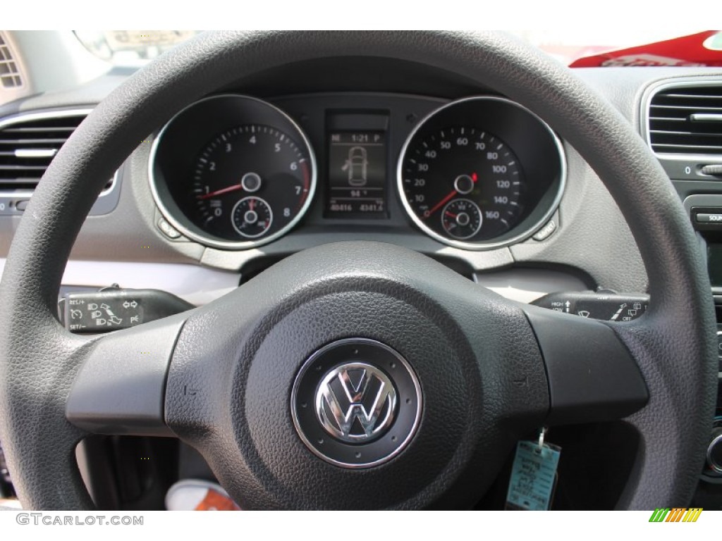 2013 Golf 4 Door - Blue Graphite Metallic / Titan Black photo #18