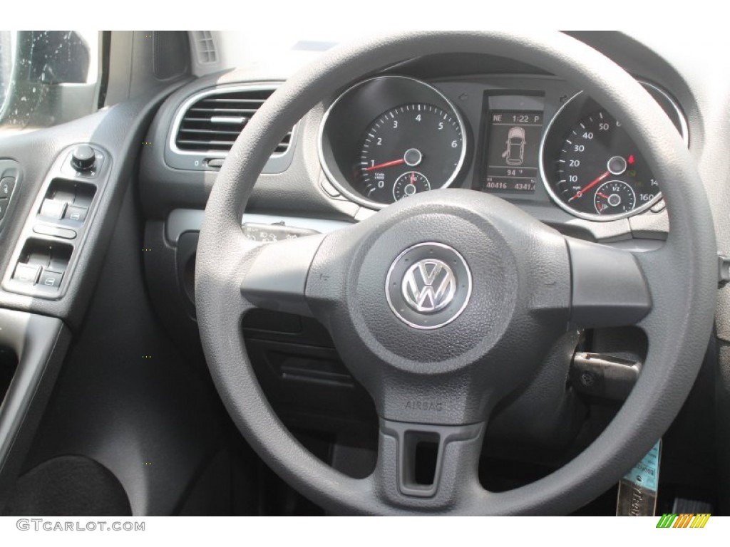 2013 Golf 4 Door - Blue Graphite Metallic / Titan Black photo #26