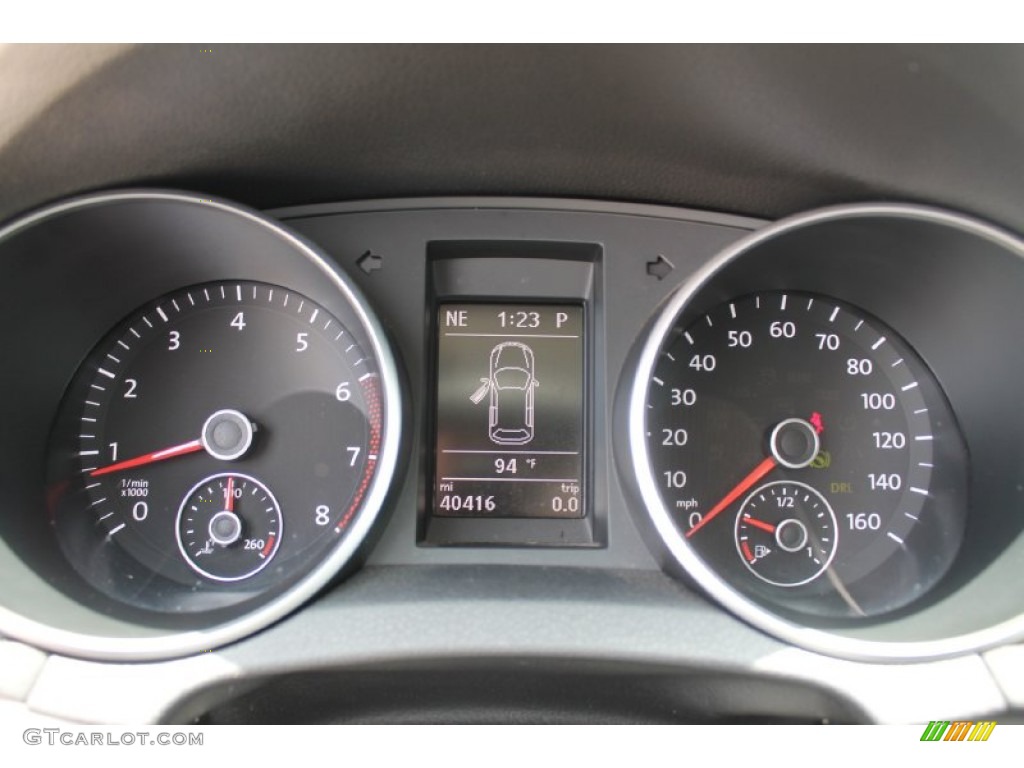 2013 Golf 4 Door - Blue Graphite Metallic / Titan Black photo #33