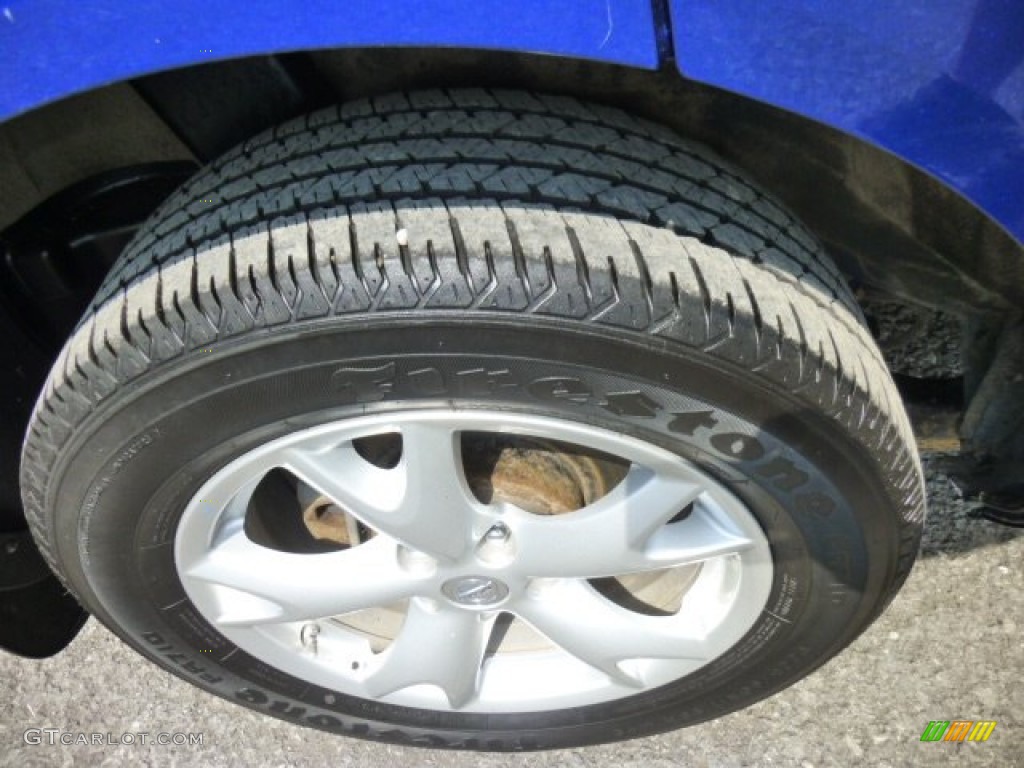 2010 Rogue SL AWD - Indigo Blue / Gray photo #9