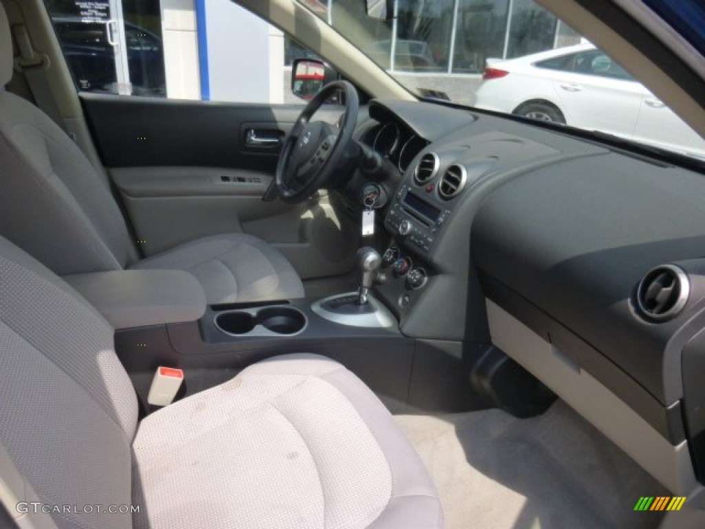 2010 Rogue SL AWD - Indigo Blue / Gray photo #10