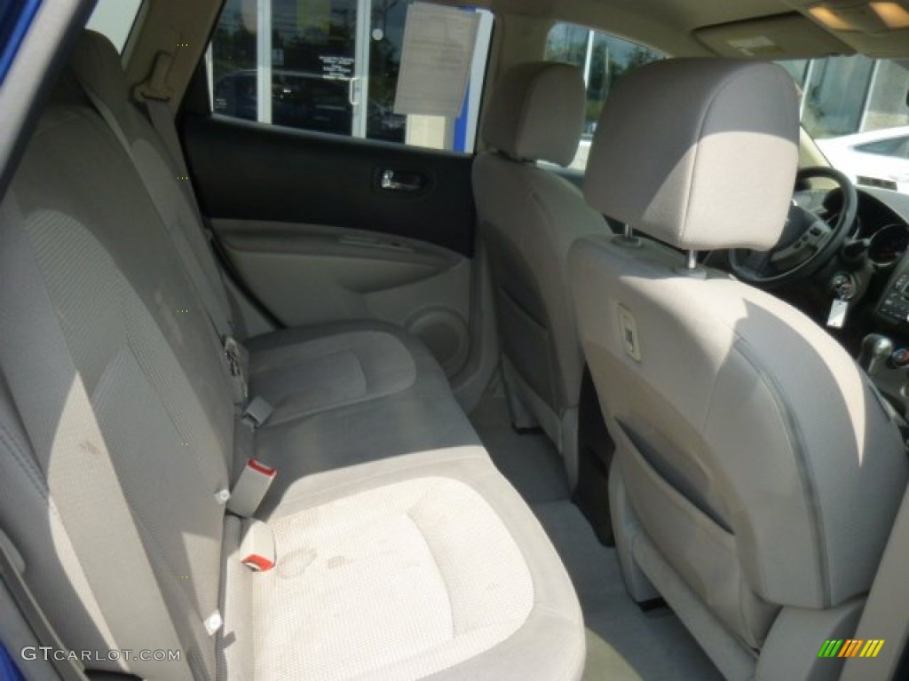 2010 Rogue SL AWD - Indigo Blue / Gray photo #11