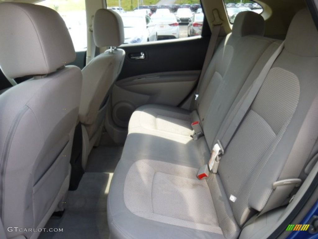 2010 Rogue SL AWD - Indigo Blue / Gray photo #13