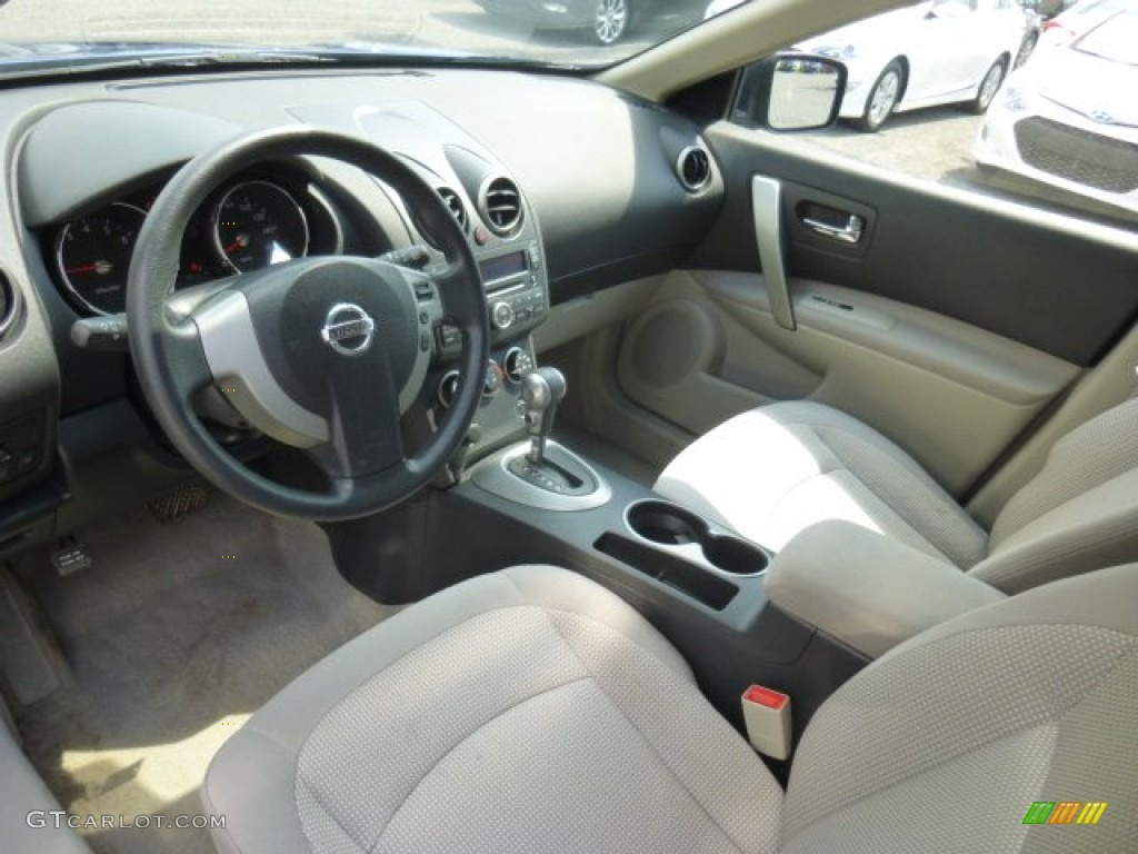 2010 Rogue SL AWD - Indigo Blue / Gray photo #16