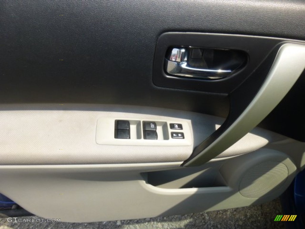 2010 Rogue SL AWD - Indigo Blue / Gray photo #17