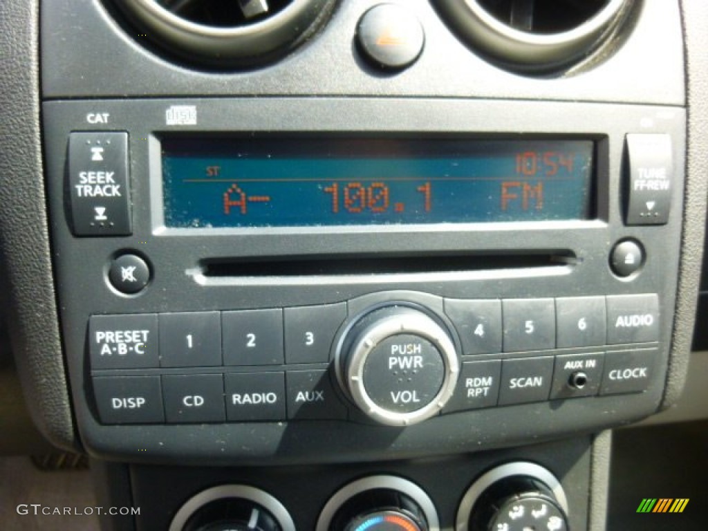 2010 Rogue SL AWD - Indigo Blue / Gray photo #19