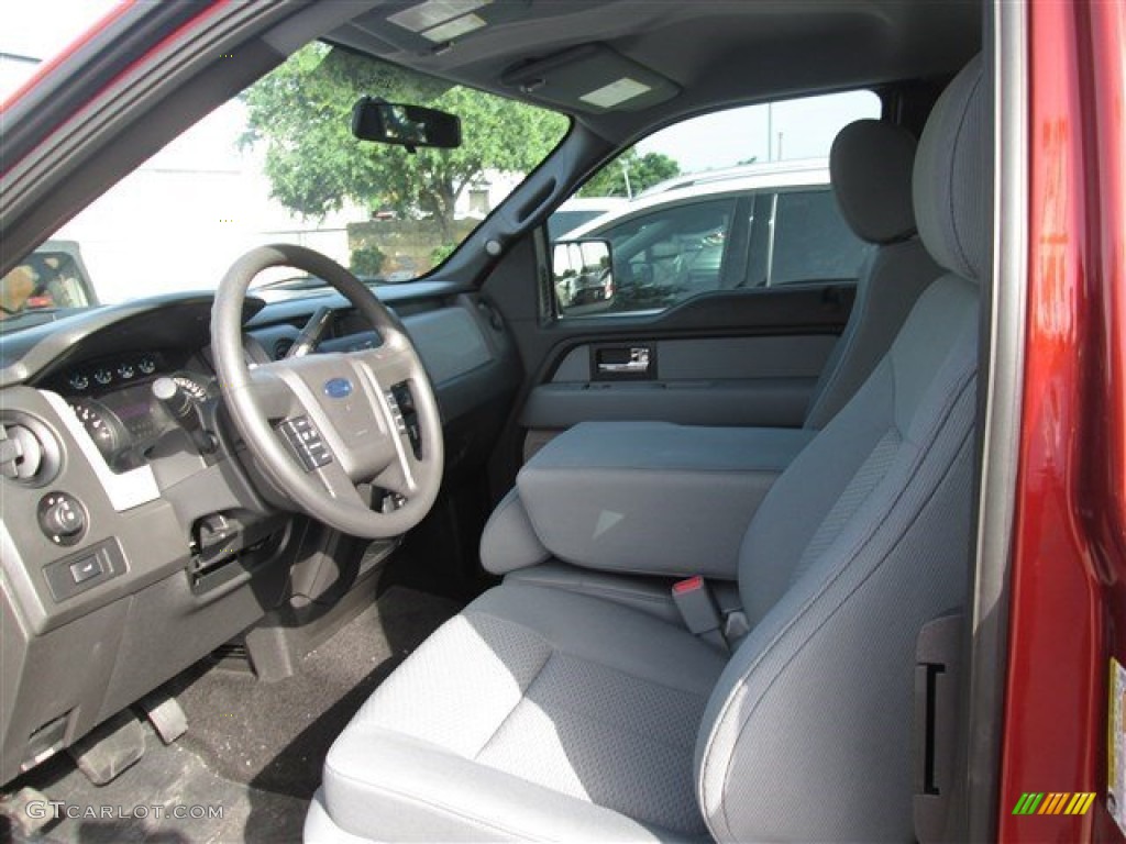 2014 F150 STX SuperCab - Sunset / Steel Grey photo #4